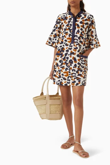 Maree Short Tunic Top in Cotton-twill