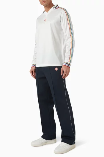 Monogram Track Pants in Jacquard Knit