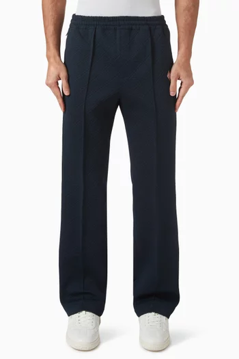 Monogram Track Pants in Jacquard Knit