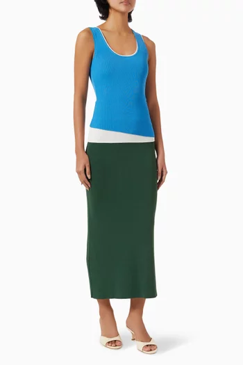 Hermosa Maxi Dress in Viscose Blend