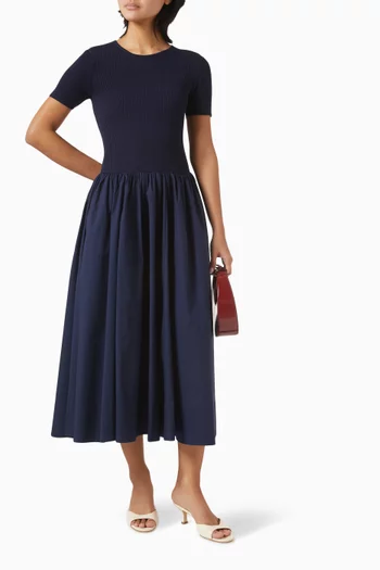Laroquette Ribbed-top Dress