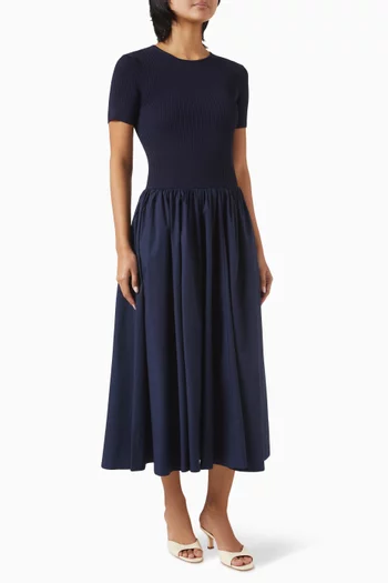 Laroquette Ribbed-top Dress
