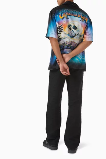 La Premonition Shirt in Silk Satin