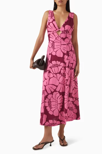 فستان بيرسيفون متوسط الطول