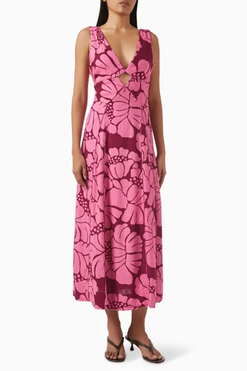 فستان بيرسيفون متوسط الطول