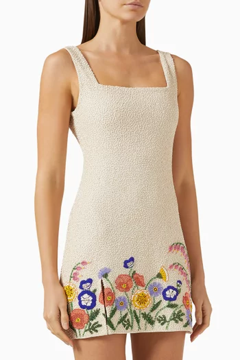 Le Sable Hand-bead Mini Dress