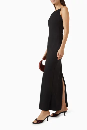 Elodie Maxi Dress in Crepe