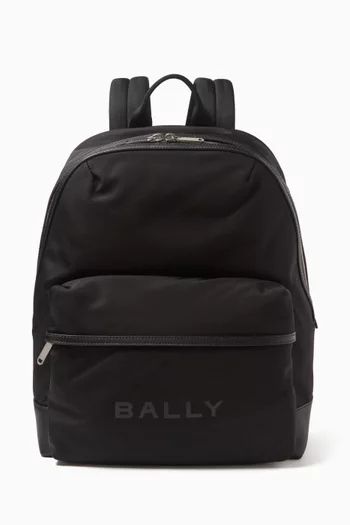 Treck Backpack in Nylon & Leather