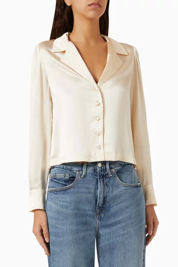 Juliana Top in Silk