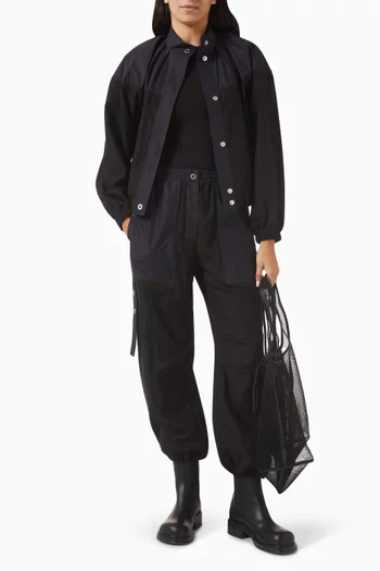 Blouson Track Combo Jacket