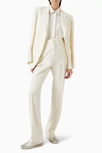 Embellished Shirt in Viscose Blend