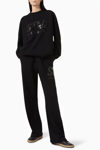 Unisex Jogging Pants in Cotton Fleece