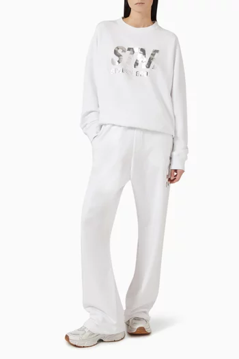 Unisex Star Sweatshirt in Cotton Fleece