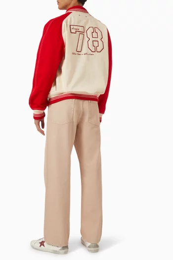 Bomber Jacket in Cotton