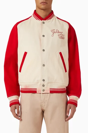Bomber Jacket in Cotton