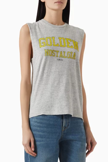 Golden Nostalgia T-shirt in Cotton