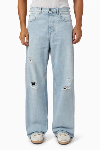 Morgan Wide-leg Oversized Jeans