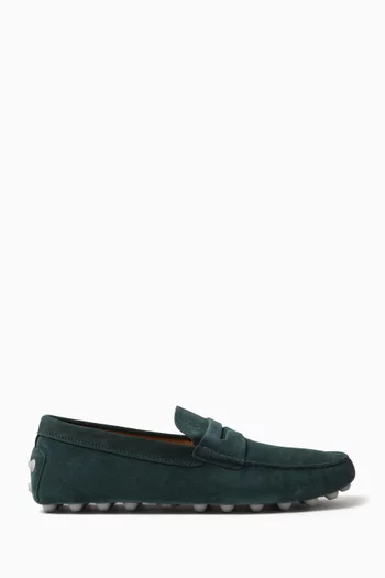 Gommino Bubble Loafers in Suede