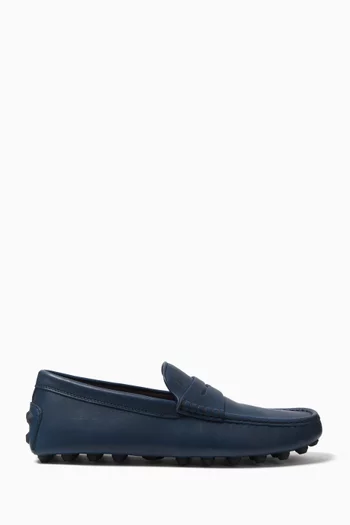 Gommino Bubble Loafers in Leather