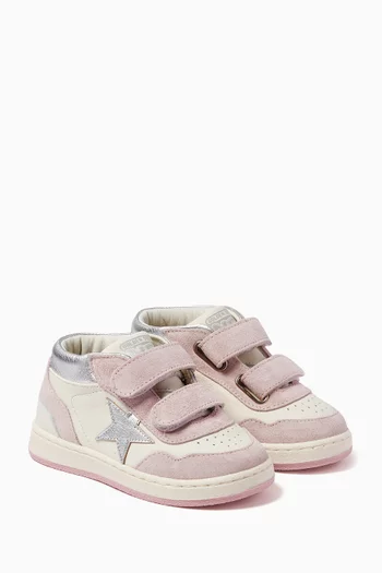 June Sneakers in Suede & Leather