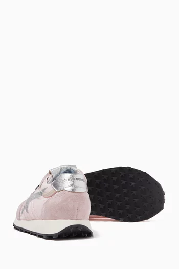 Marathon Sneakers in Suede & Nylon