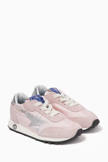 Marathon Sneakers in Suede & Nylon
