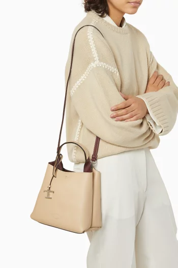 Mini Top-handle Bag in Leather