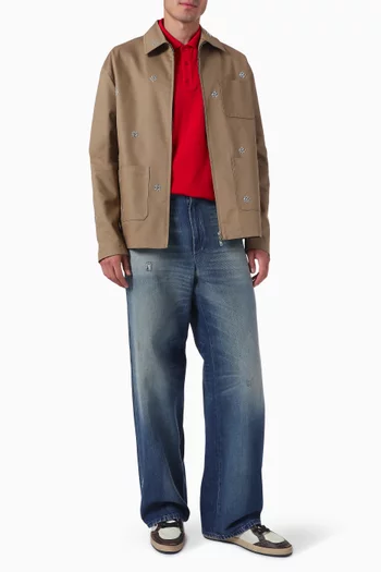 Distressed Chino Jeans