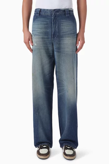 Distressed Chino Jeans
