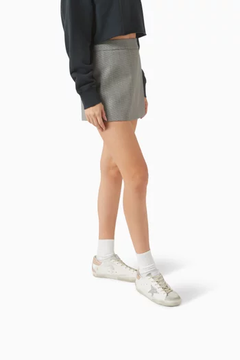 Super-Star Swarovski-embellished Sneakers in Leather