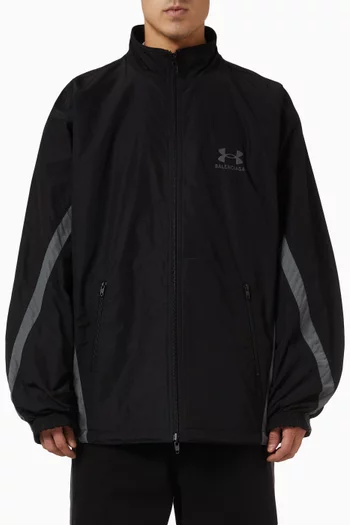 x Under Armour® Reversible Track Jacket in Twill-denim