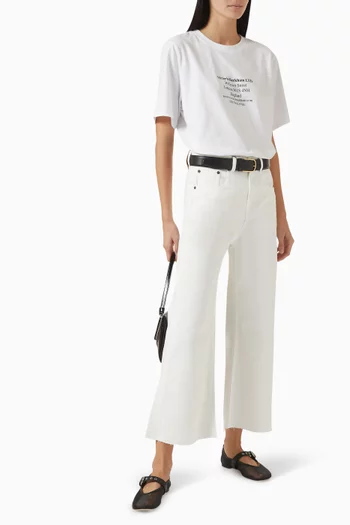 Victoria Wide-leg Jeans in Denim