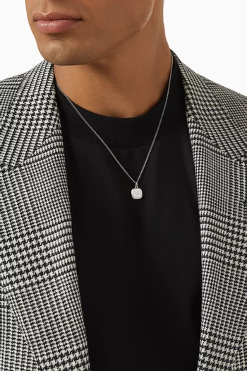 Dove Cameo Necklace in Sterling Silver
