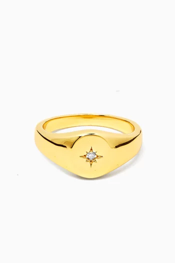 Royal Envy Ring  in Gold-plated Silver