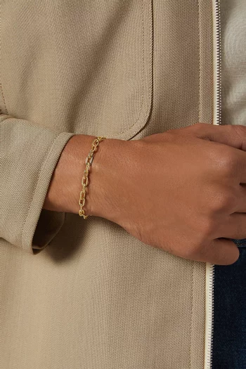 Dynasty Bracelet in Gold-plated Silver