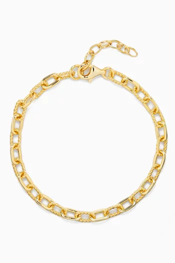 Dynasty Bracelet in Gold-plated Silver