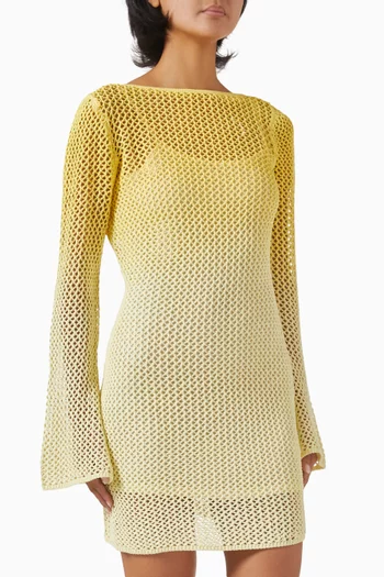 Honey Mini Dress in Mesh