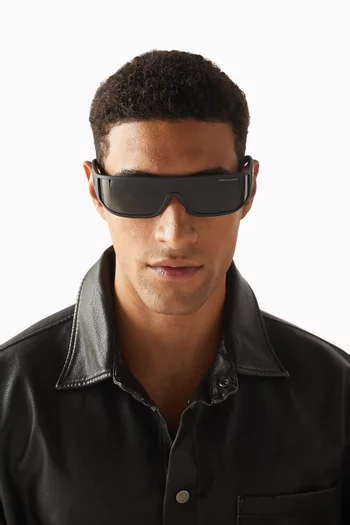 Angle Look Rectangle Sunglasses