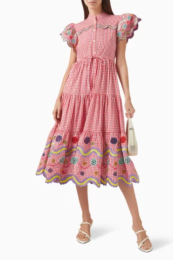Reise Vichy Dress in Cotton