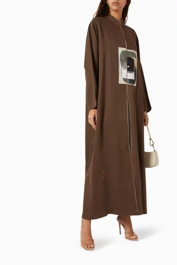 Printed Abaya in Viscose