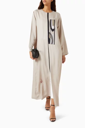 Printed Abaya in Viscose