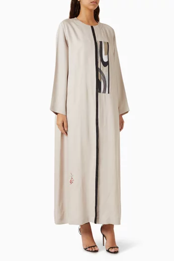Printed Abaya in Viscose