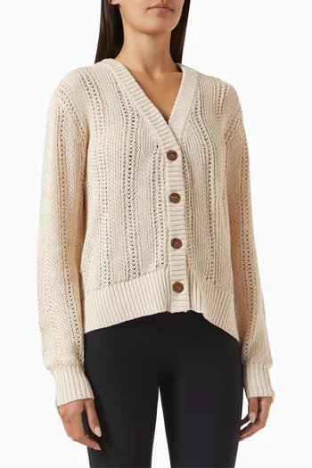 Drew Knit Cardigan in Organic Cotton