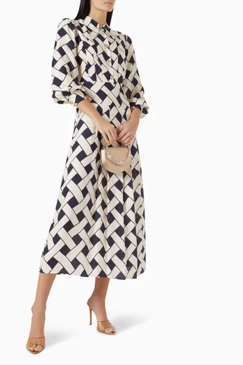 Analise Printed Dress in Viscose