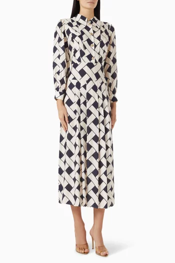 Analise Printed Dress in Viscose