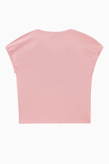 Graphic Print T-shirt in Cotton-jersey
