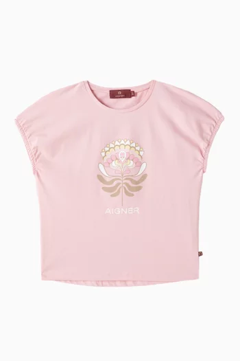 Graphic-print T-Shirt in Cotton