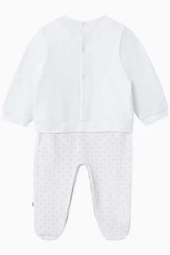 Teddy Bear Graphic Pyjama in Cotton
