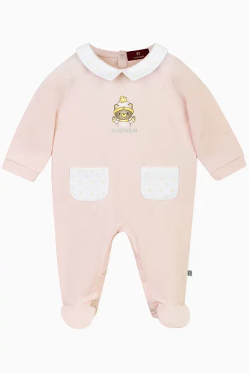 Graphic Logo Pyjama in Cotton