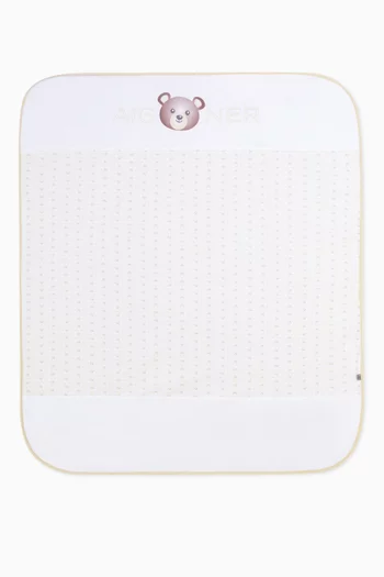 Logo Baby Blanket in Pima Cotton